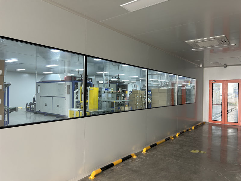 昆山華偉達牛奶杯產品加工10萬級潔凈車間完工驗收交付